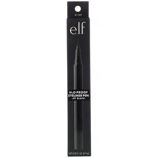 قلم تحديد العيون مضاد للماء H2O Proof Eyeliner Pen، أسود داكن، 0.02 أونصة سائلة (0.7 مل) إي.إل.إف. كوسميتيكس من متجر روزا في فلسطين