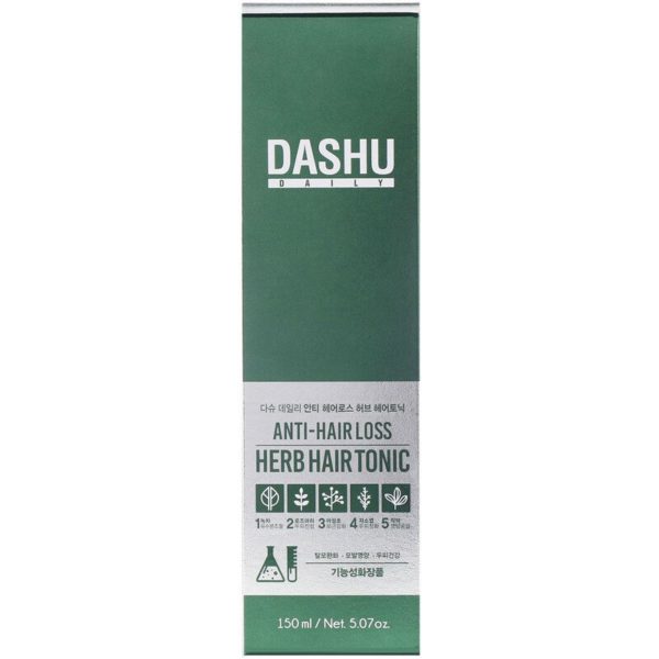 تونيك بالأعشاب مضاد لتساقط الشعر، 5.07 أوقية (150 مل) Dashu من متجر روزا في فلسطين
