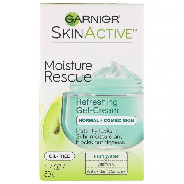 SkinActive، كريم جل مرطب ومنعش، بشرة عادية / كومبو، 1.7 أوز (50 جم) Garnier من متجر روزا في فلسطين