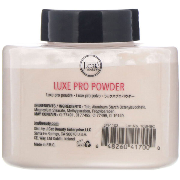 مسحوق  Luxe Pro Powder، أبيض LPP103 الوزن 1.5 أوقية (42 جرام) J.Cat Beauty من متجر روزا في فلسطين