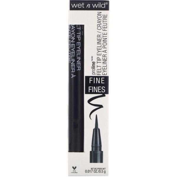 قلم محدد العيون من ProLine، أسود، 0.017 أونصة (0.5 جم) Wet n Wild من متجر روزا في فلسطين