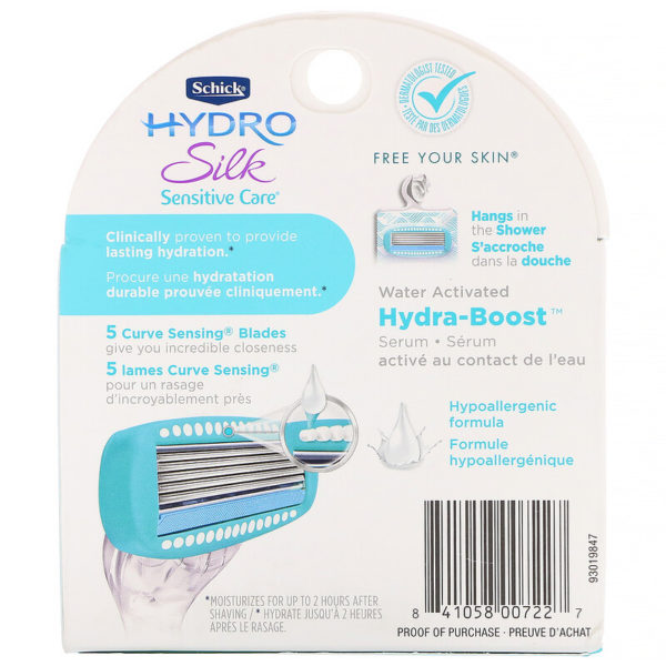 Hydro Silk، عناية حساسة، 4 شفرات Schick من متجر روزا في فلسطين