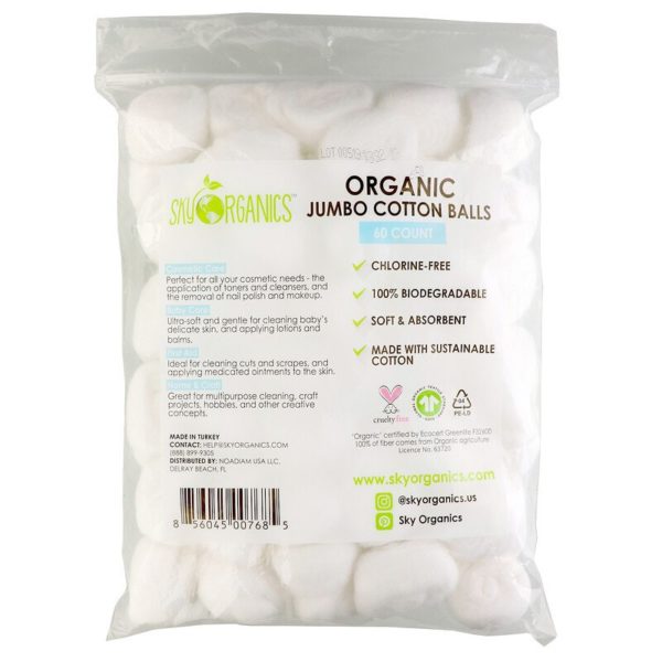 Organic Jumbo Cotton Balls