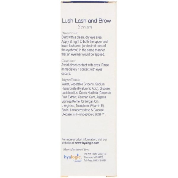 Lush Lash and Brow Serum، مقدار 0.17 أوقية سائلة (5 مل) هيالوجيك إل إل سي من متجر روزا في فلسطين