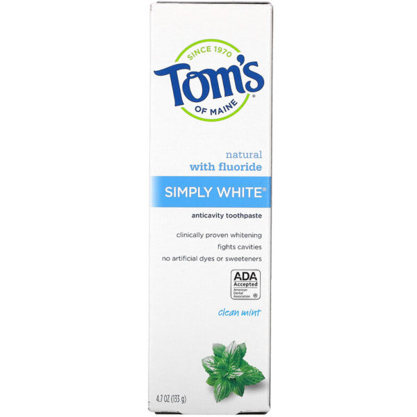 Simply White Anticavity Toothpaste with Fluoride