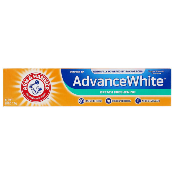 AdvanceWhite، معجون أسنان لنفس منعش، النعناع الشتوي، 6.0 أونصة (170 جم) Arm & Hammer من متجر روزا في فلسطين