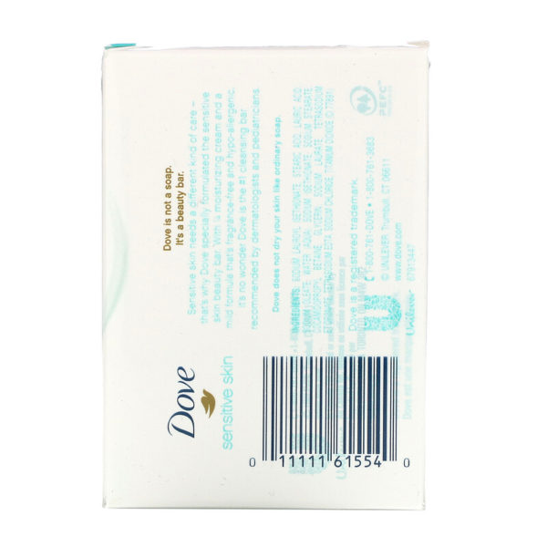 لوح صابون للبشرة الحساسة، 4 ألواح، 3.75 أونصة (106 جم) لكل لوح Dove من متجر روزا في فلسطين