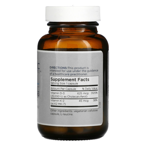 Vitamin D-3 with Vitamin K2 MK-7