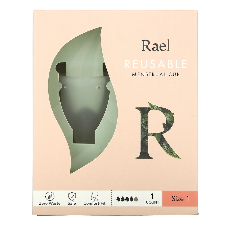 Rael‏, Reusable Menstrual Cup, Size 1, 1 Count - متجر روزا