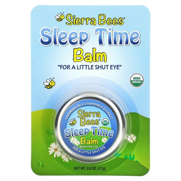 مرطب Sleep Time، باللافندر والبابونج، 0.6 أونصة (17 جم)  من متجر روزا في فلسطين