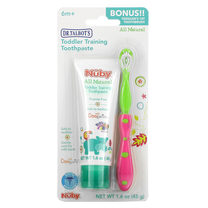 Toddler Training Toothpaste with Toothbrush