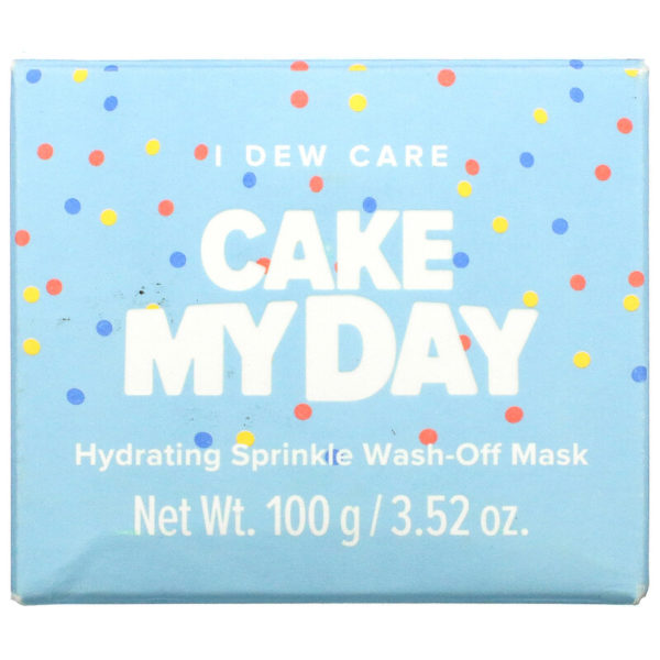 Cake My Day، قناع الجمال بالحبيبات لترطيب البشرة قابل للغسل، 3.52 أونصة (100 جم) I Dew Care من متجر روزا في فلسطين